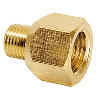 Reducer M10x1 male x G1/4 female (brass)