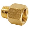 Reducer M12 male x G1/4 female (brass) Reducer M12 male x G1/4 female (brass)