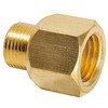 Reducer M12x1 male x G1/4 female (brass) Reducer M12x1 male x G1/4 female (brass)