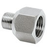 Reducer M10x1 male x G1/4 female (stainless steel) Reducer M10x1 male x G1/4 female (stainless steel)