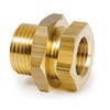 Bulkhead nipple G3/8 male x G1/4 female (brass)