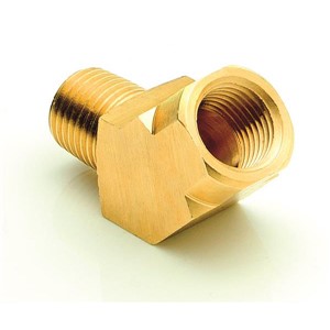 Angle 45 Deg R1/4 male x G1/4 female square (brass)