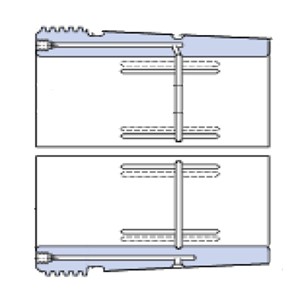 AOH3056 SKF withdrawal sleeve prepaired for oil injection