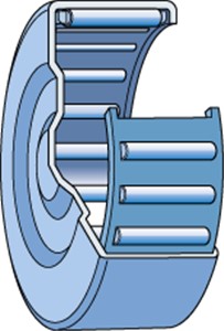 BK1212 SKF drawn cup needle roller bearing with closed end