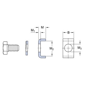 MS3172-68 SKF Locking clip for KML nut