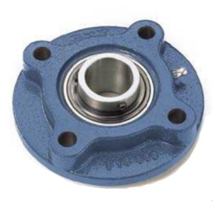 FYC 65 TF SKF Round flanged housing with grub screw locking