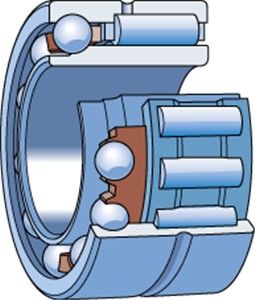 NKIA 5903 SKF needle and angular contact bearing, single direction