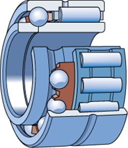 NKIB 5905 SKF needle and angular contact bearing, double direction