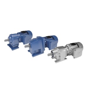 Helical inline geared motors