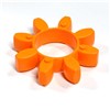 ROTEX 19/92 Spider Insert 92 Shore Insert Yellow/Orange