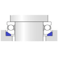 U320 SKF thrust ball bearing seating washer