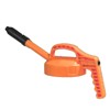 LAOS09798 Oil Safe Orange stretch spout lid