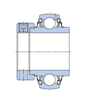 YEL 206-2F SKF Insert, inner ring extends both sides, eccentric collar