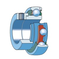 YET 205 SKF Insert, inner ring extended on one side, eccentric collar